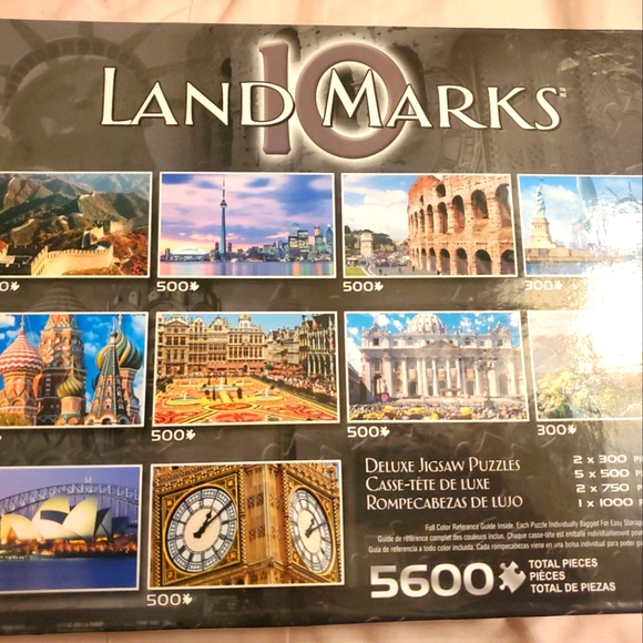 Sure Lox Games Nwt 209 Sure Lox Landmarks 0 Puzzle Poshmark